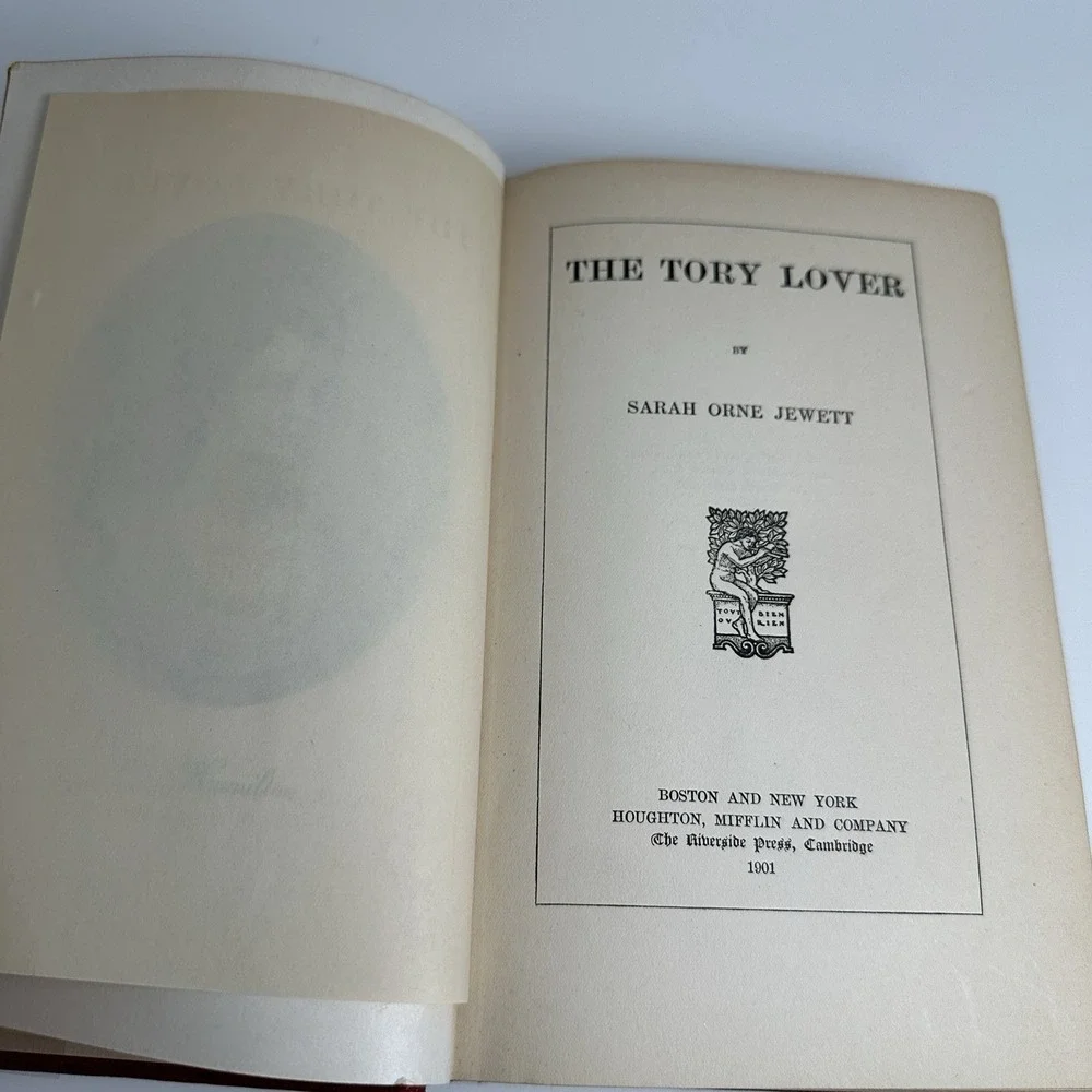 The Tory Lover 1901‎ 1st Edition Error Red Cloth Gilt Sarah Orne Jewett Final
